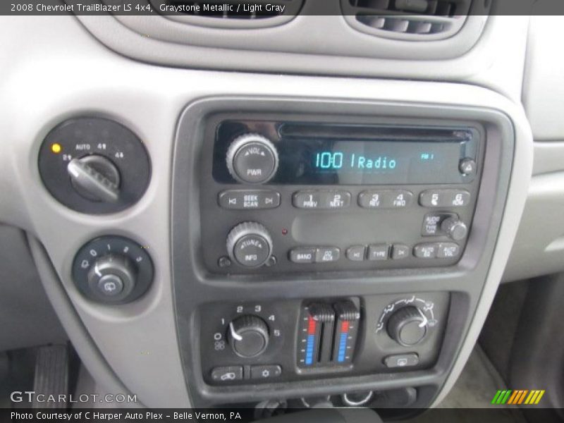 Graystone Metallic / Light Gray 2008 Chevrolet TrailBlazer LS 4x4
