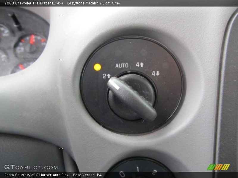 Graystone Metallic / Light Gray 2008 Chevrolet TrailBlazer LS 4x4