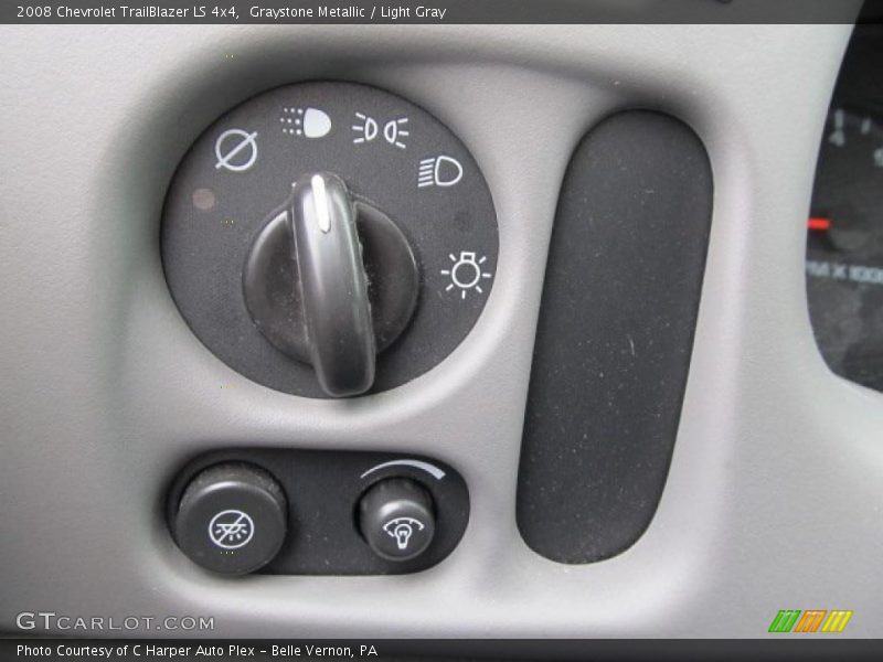 Graystone Metallic / Light Gray 2008 Chevrolet TrailBlazer LS 4x4