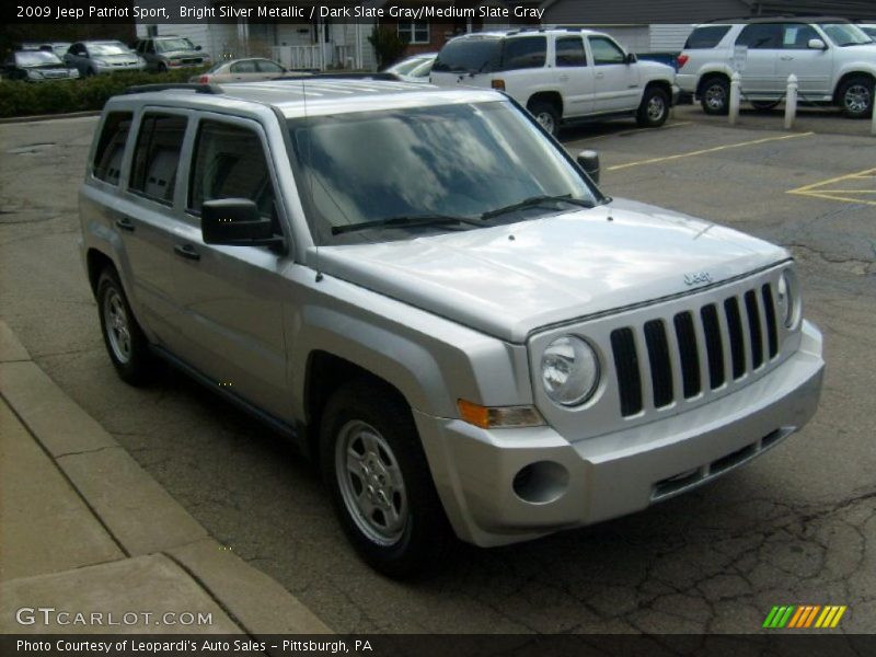 Bright Silver Metallic / Dark Slate Gray/Medium Slate Gray 2009 Jeep Patriot Sport