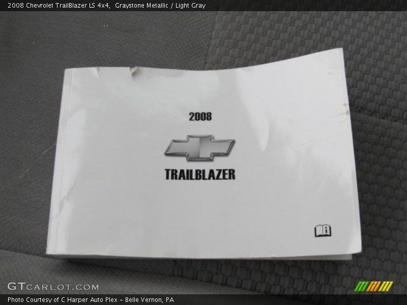 Graystone Metallic / Light Gray 2008 Chevrolet TrailBlazer LS 4x4