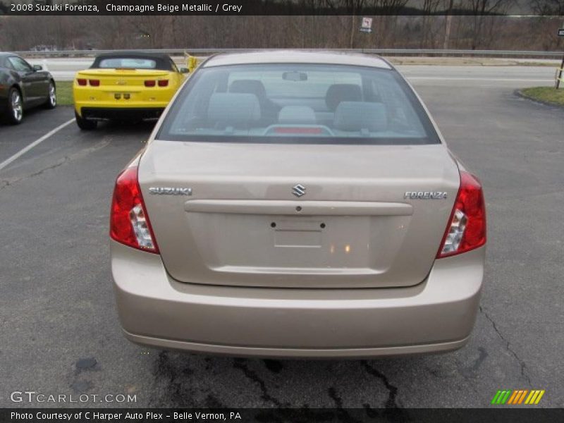 Champagne Beige Metallic / Grey 2008 Suzuki Forenza