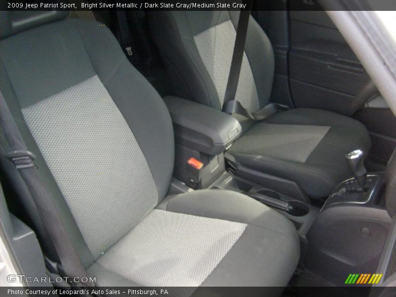 Bright Silver Metallic / Dark Slate Gray/Medium Slate Gray 2009 Jeep Patriot Sport