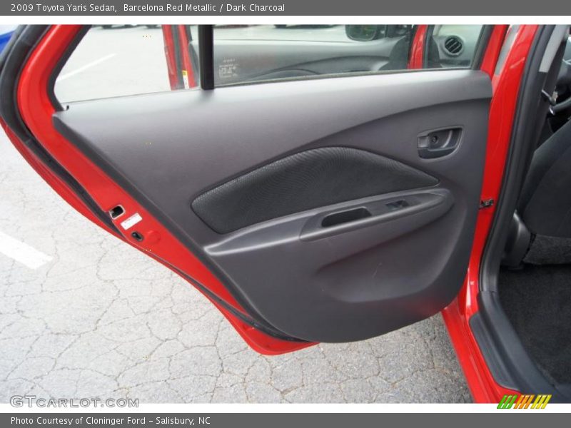 Barcelona Red Metallic / Dark Charcoal 2009 Toyota Yaris Sedan