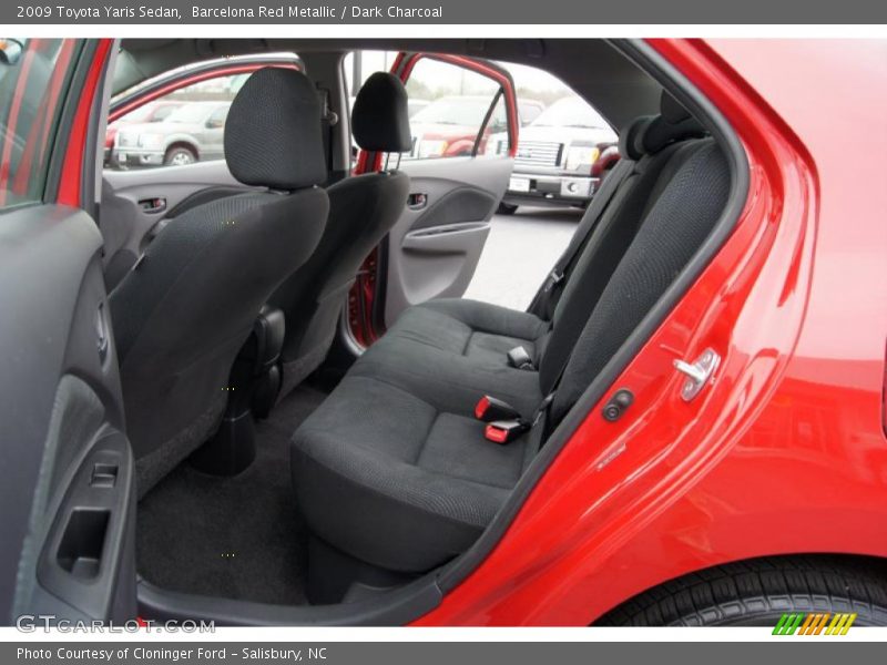 Barcelona Red Metallic / Dark Charcoal 2009 Toyota Yaris Sedan