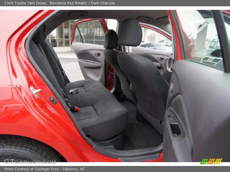 Barcelona Red Metallic / Dark Charcoal 2009 Toyota Yaris Sedan