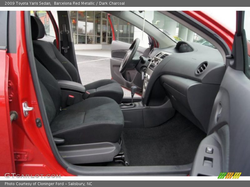  2009 Yaris Sedan Dark Charcoal Interior