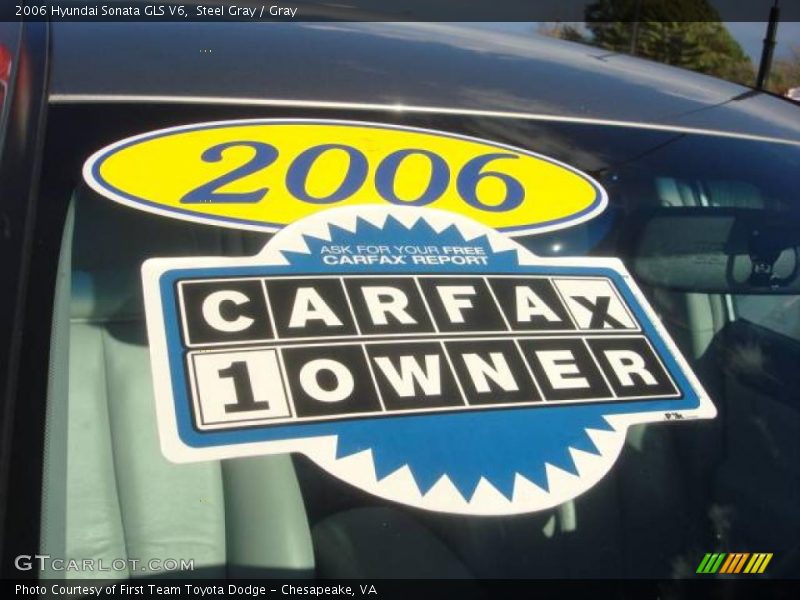 Steel Gray / Gray 2006 Hyundai Sonata GLS V6