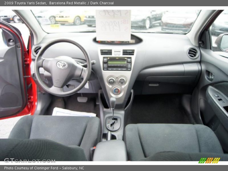 Dashboard of 2009 Yaris Sedan