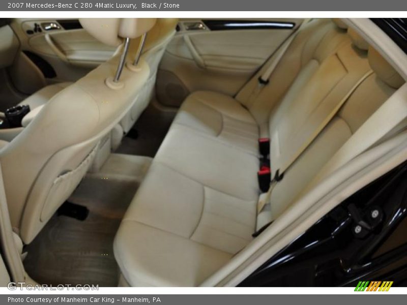 Black / Stone 2007 Mercedes-Benz C 280 4Matic Luxury