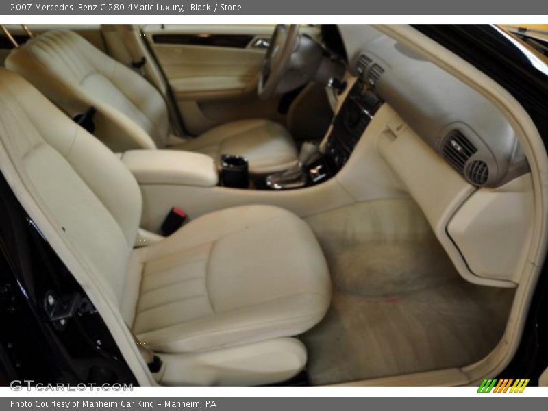 Black / Stone 2007 Mercedes-Benz C 280 4Matic Luxury