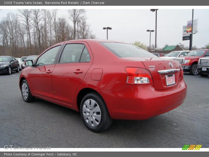  2009 Yaris Sedan Barcelona Red Metallic