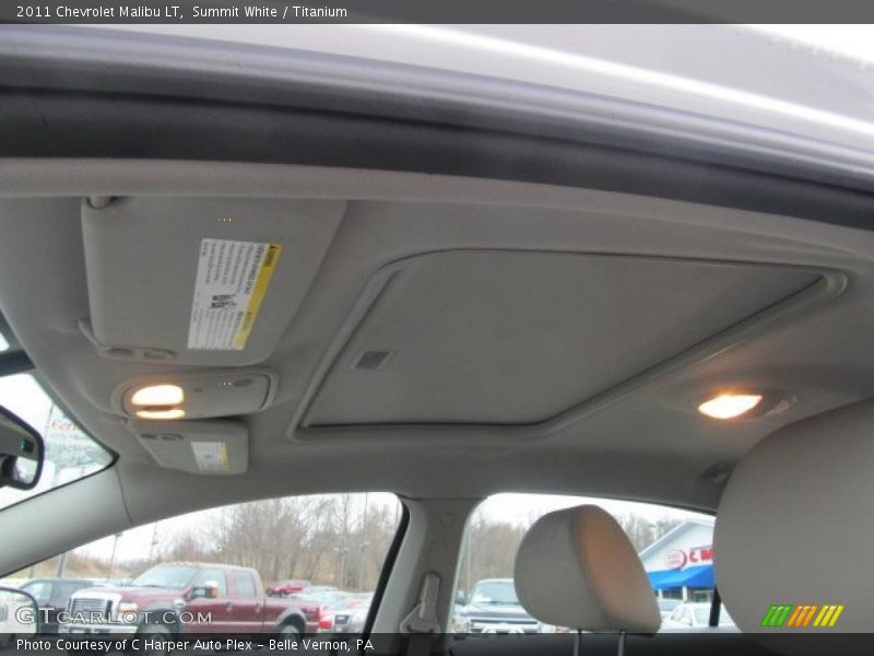 Summit White / Titanium 2011 Chevrolet Malibu LT