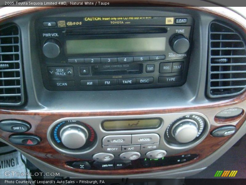 Controls of 2005 Sequoia Limited 4WD