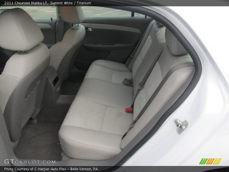 Summit White / Titanium 2011 Chevrolet Malibu LT