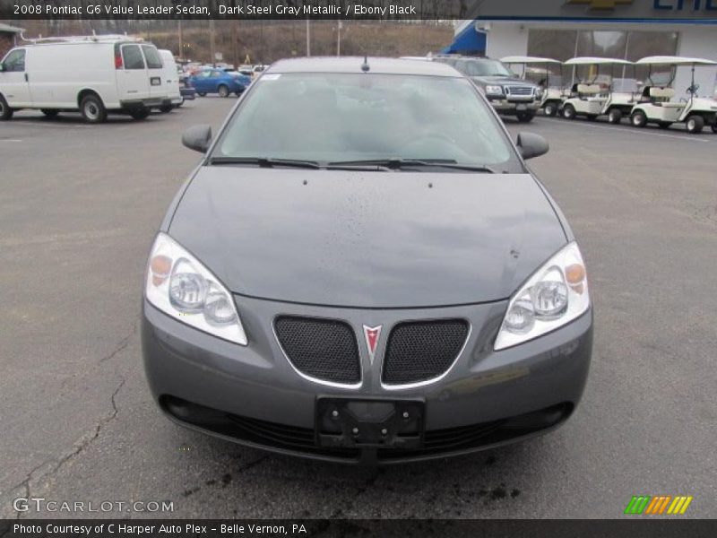 Dark Steel Gray Metallic / Ebony Black 2008 Pontiac G6 Value Leader Sedan