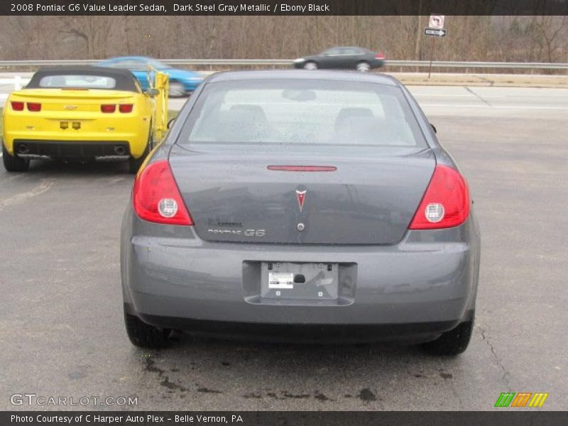 Dark Steel Gray Metallic / Ebony Black 2008 Pontiac G6 Value Leader Sedan