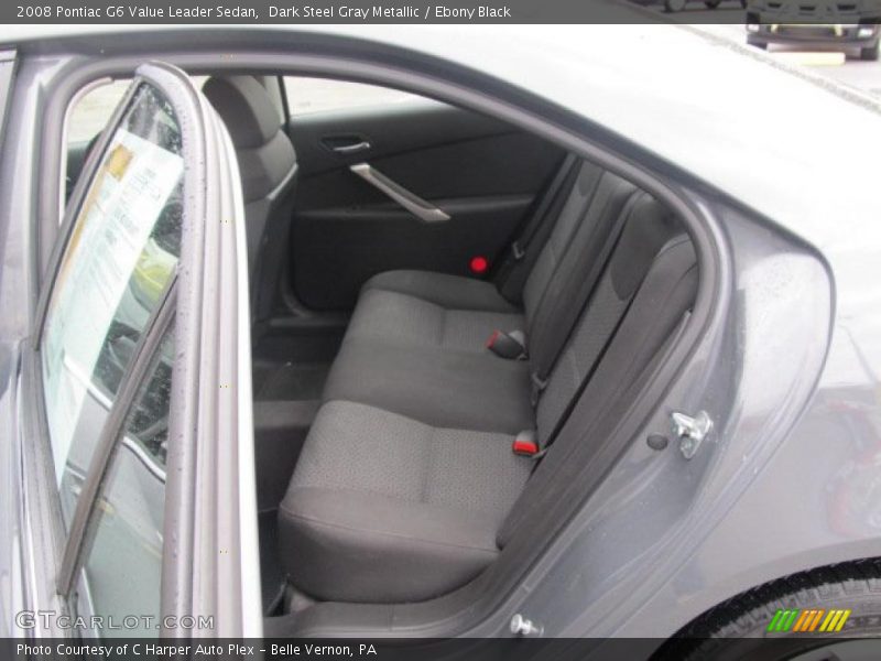 Dark Steel Gray Metallic / Ebony Black 2008 Pontiac G6 Value Leader Sedan