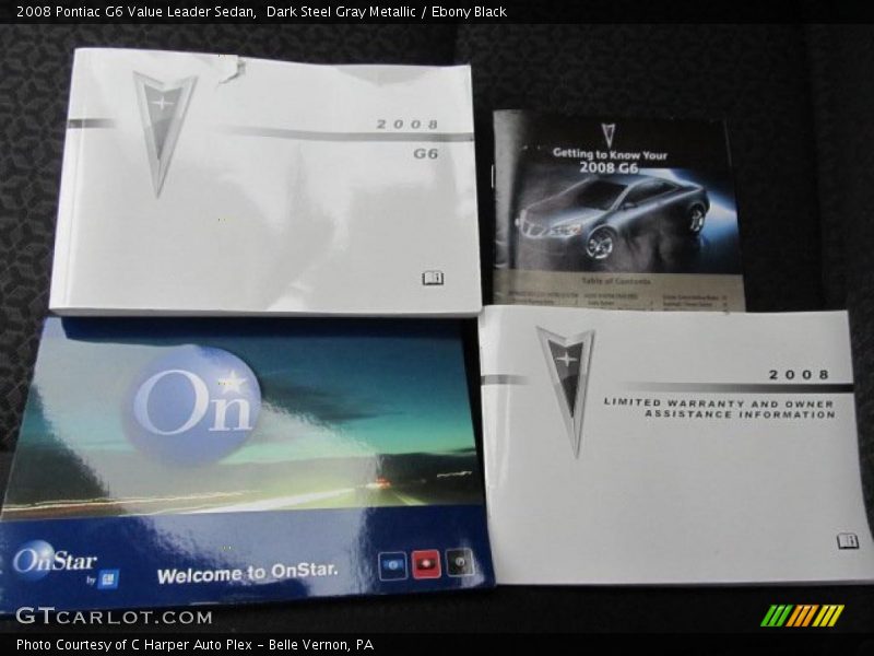 Dark Steel Gray Metallic / Ebony Black 2008 Pontiac G6 Value Leader Sedan