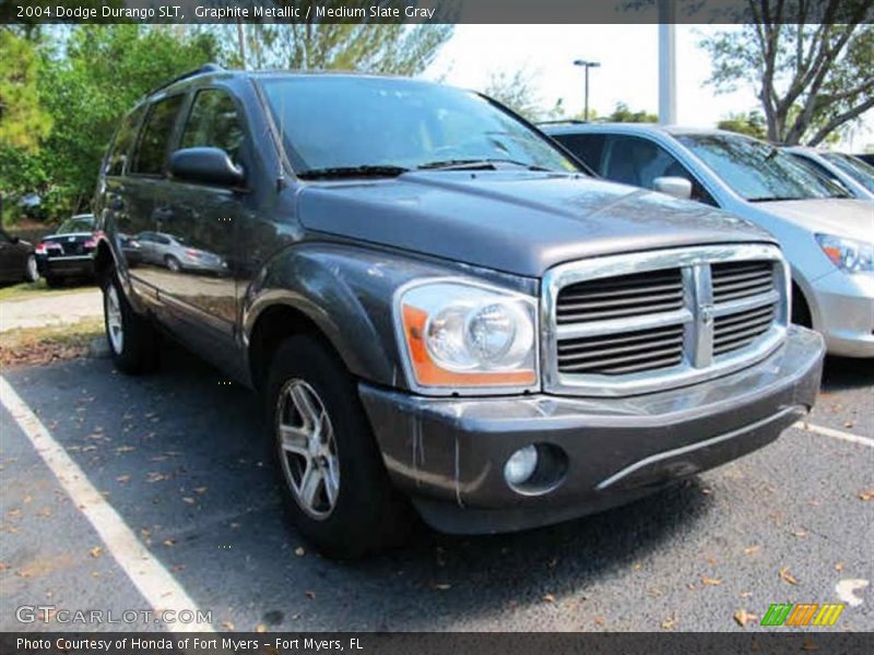 Graphite Metallic / Medium Slate Gray 2004 Dodge Durango SLT