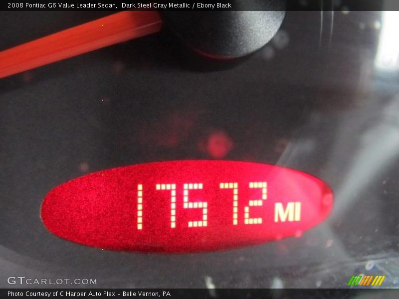Dark Steel Gray Metallic / Ebony Black 2008 Pontiac G6 Value Leader Sedan