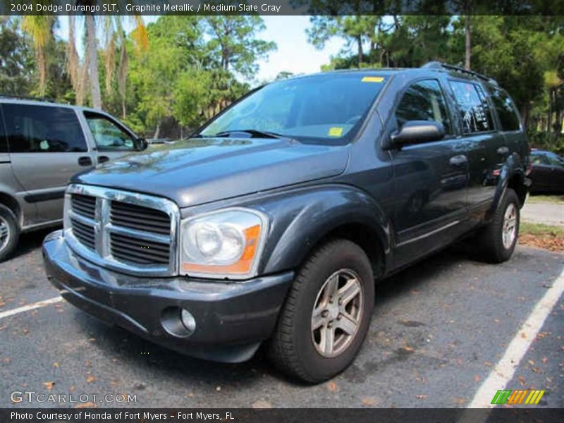 Graphite Metallic / Medium Slate Gray 2004 Dodge Durango SLT