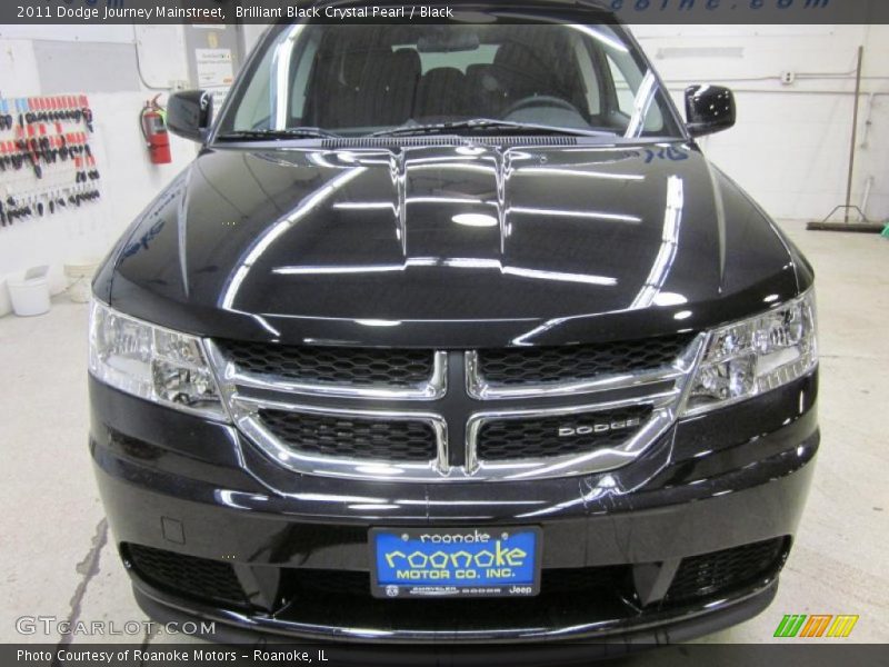 Brilliant Black Crystal Pearl / Black 2011 Dodge Journey Mainstreet
