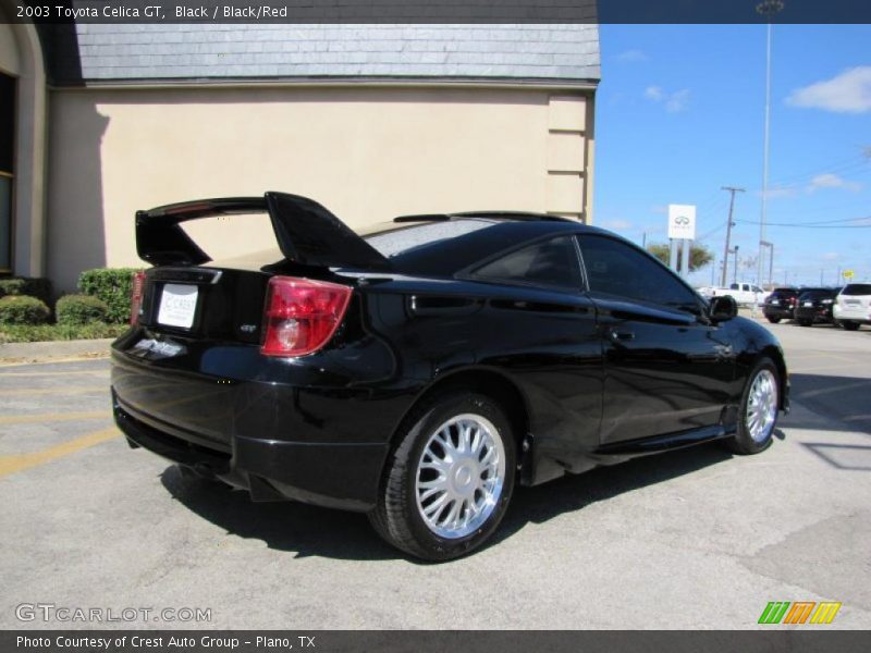 Black / Black/Red 2003 Toyota Celica GT