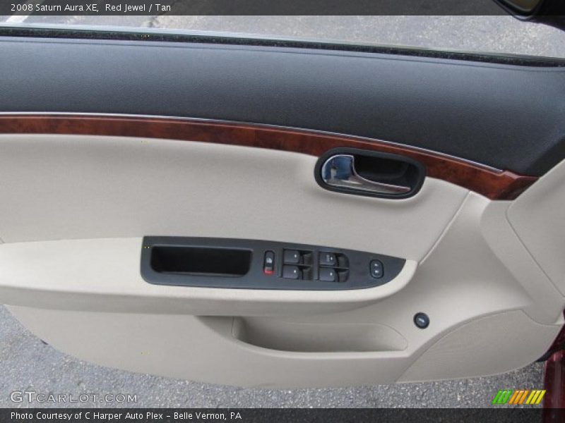 Red Jewel / Tan 2008 Saturn Aura XE