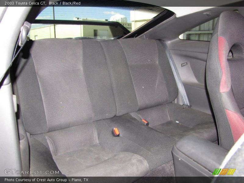 Black / Black/Red 2003 Toyota Celica GT