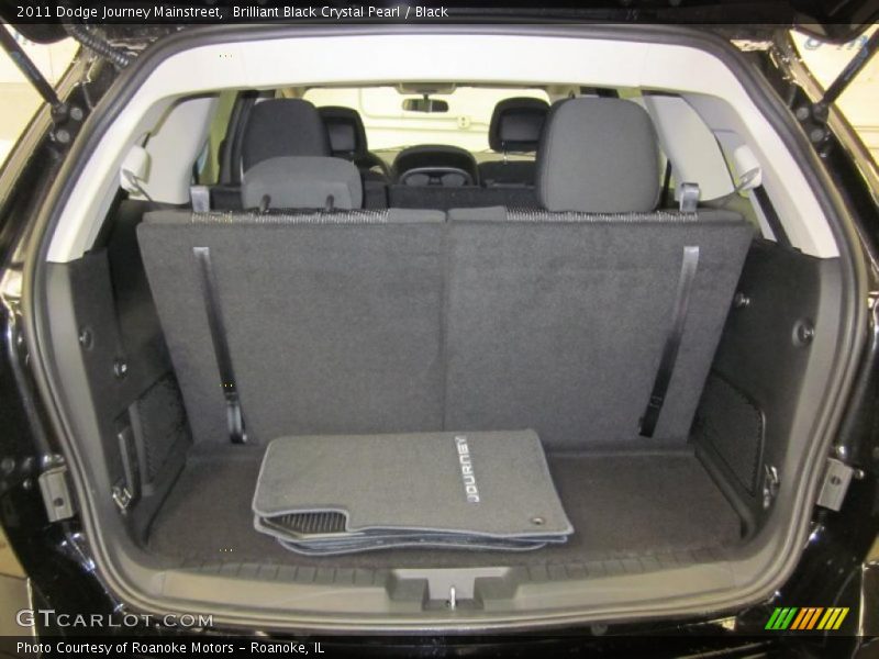 Brilliant Black Crystal Pearl / Black 2011 Dodge Journey Mainstreet