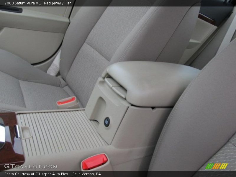 Red Jewel / Tan 2008 Saturn Aura XE