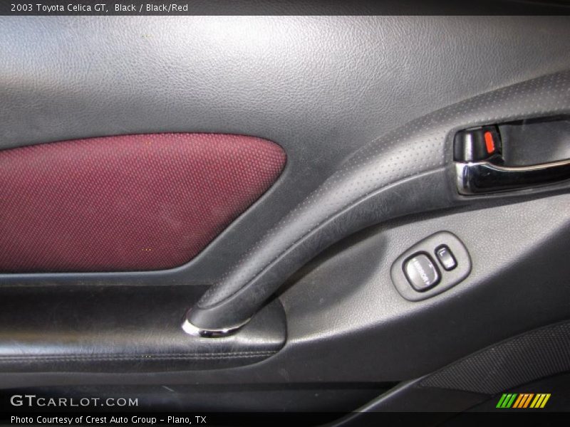 Black / Black/Red 2003 Toyota Celica GT
