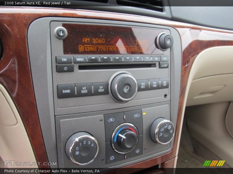 Red Jewel / Tan 2008 Saturn Aura XE