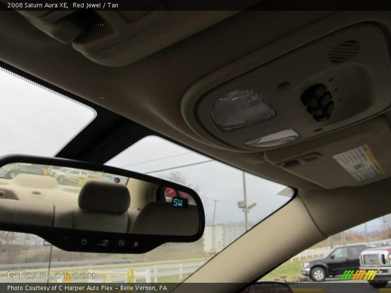 Red Jewel / Tan 2008 Saturn Aura XE