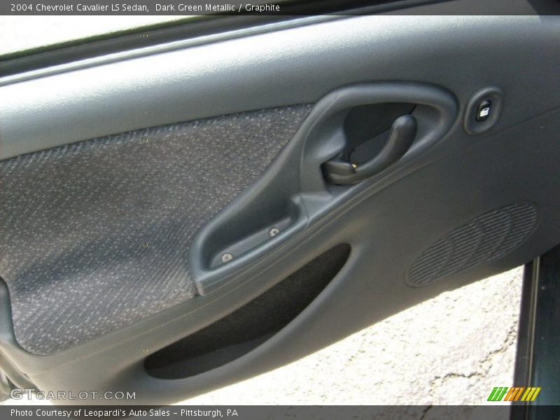 Dark Green Metallic / Graphite 2004 Chevrolet Cavalier LS Sedan