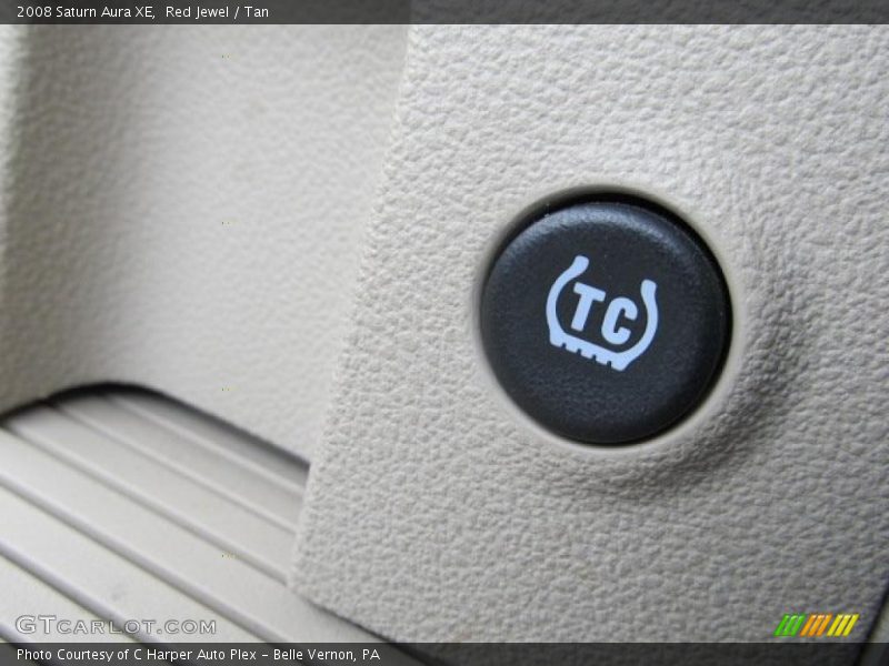 Red Jewel / Tan 2008 Saturn Aura XE