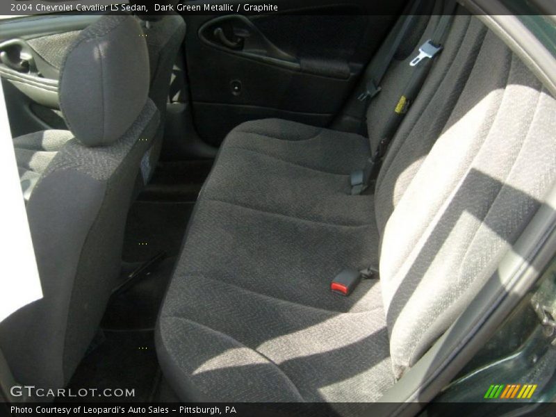 Dark Green Metallic / Graphite 2004 Chevrolet Cavalier LS Sedan