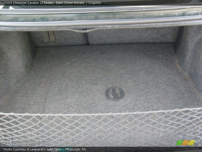 Dark Green Metallic / Graphite 2004 Chevrolet Cavalier LS Sedan