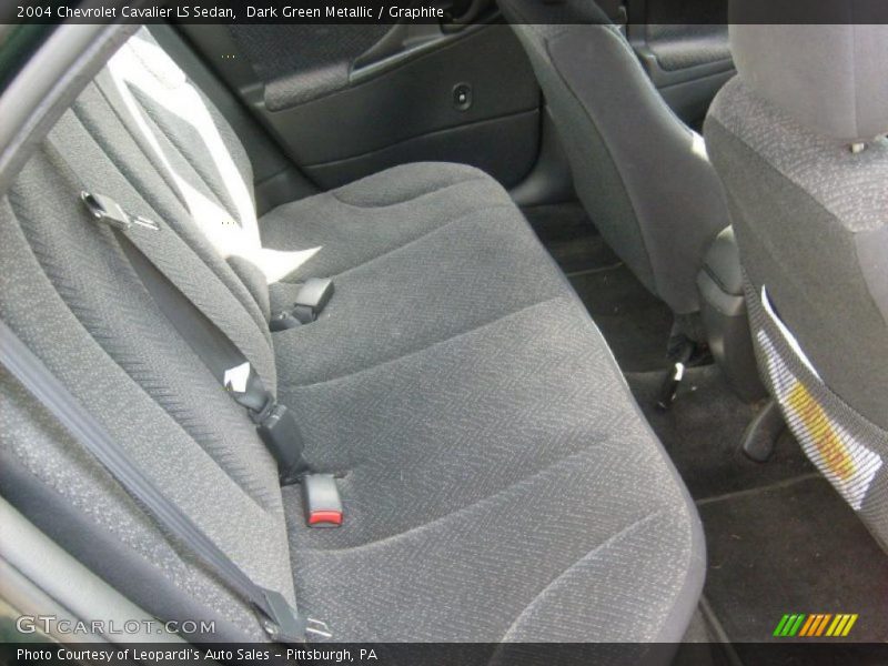 Dark Green Metallic / Graphite 2004 Chevrolet Cavalier LS Sedan
