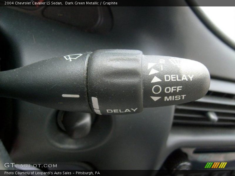 Controls of 2004 Cavalier LS Sedan