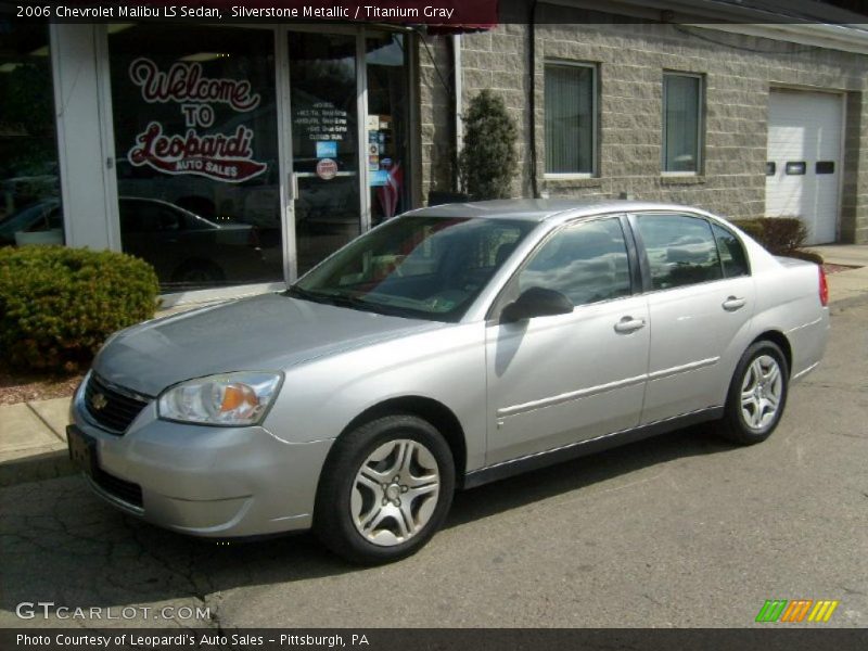 Silverstone Metallic / Titanium Gray 2006 Chevrolet Malibu LS Sedan