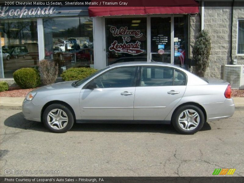 Silverstone Metallic / Titanium Gray 2006 Chevrolet Malibu LS Sedan