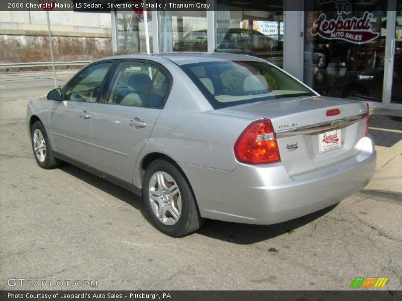 Silverstone Metallic / Titanium Gray 2006 Chevrolet Malibu LS Sedan