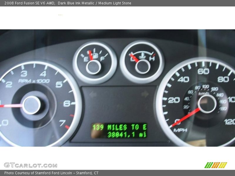  2008 Fusion SE V6 AWD SE V6 AWD Gauges