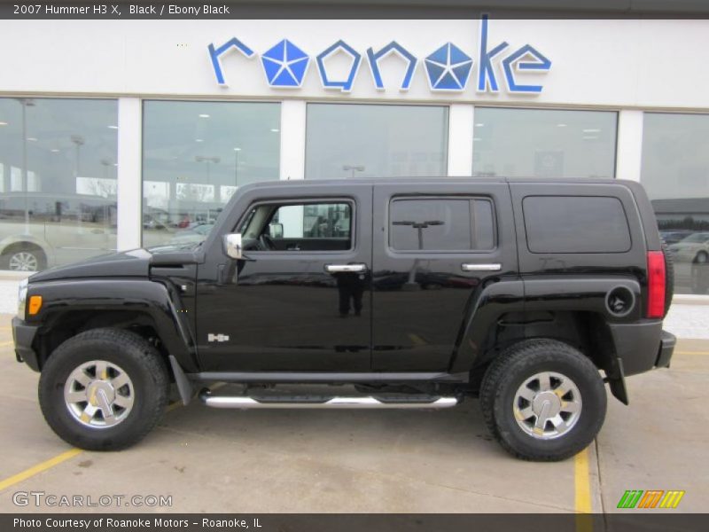 Black / Ebony Black 2007 Hummer H3 X