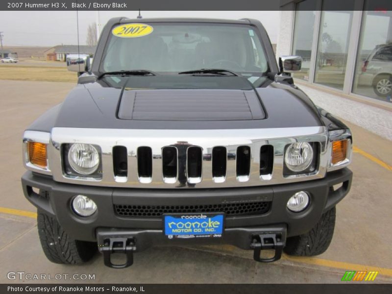 Black / Ebony Black 2007 Hummer H3 X
