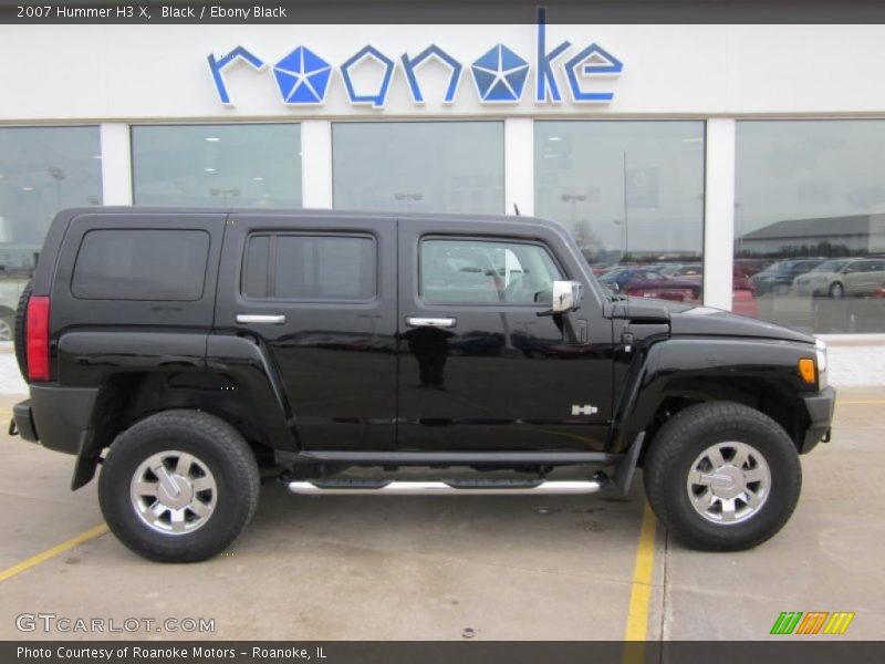 Black / Ebony Black 2007 Hummer H3 X