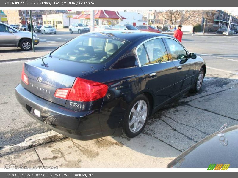 Twilight Blue / Graphite 2004 Infiniti G 35 x Sedan