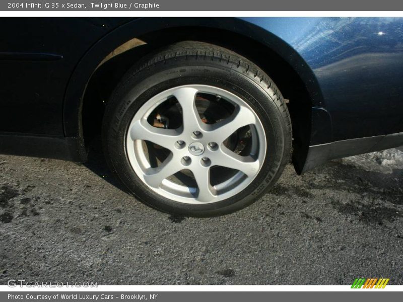 Twilight Blue / Graphite 2004 Infiniti G 35 x Sedan